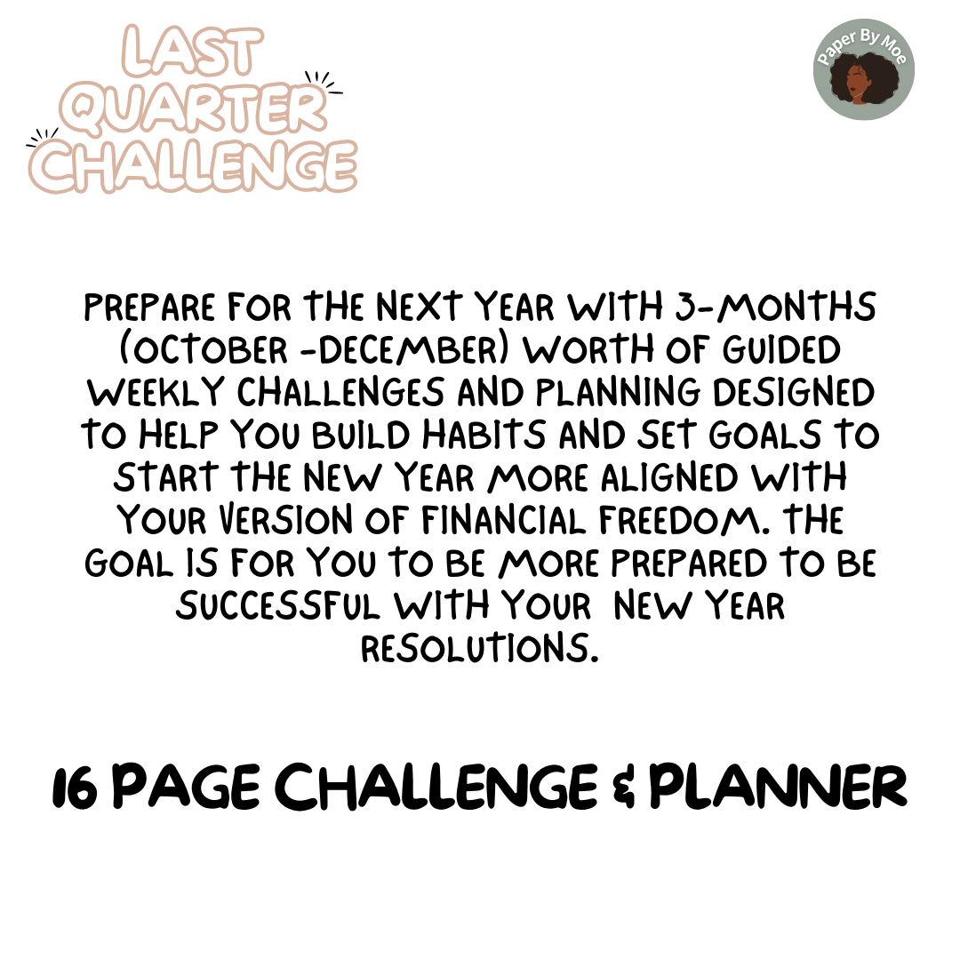 ✨ The Last Quarter Challenge | 90-Day Financial Reset for 2026 ✨