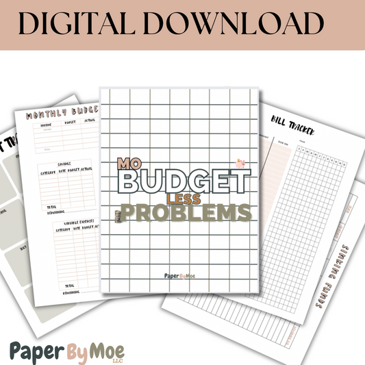 Mo' Budget, Less Problems Digital Budget Planner – Take Control of Your Finances!