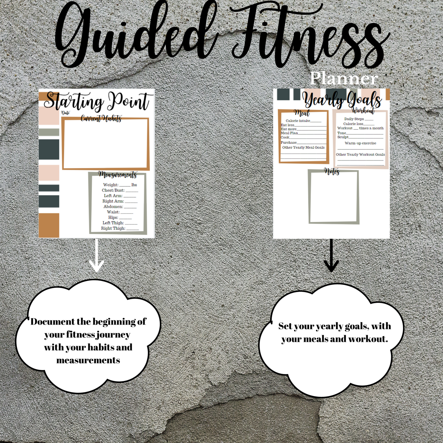 Fitness Workout Planner Printable