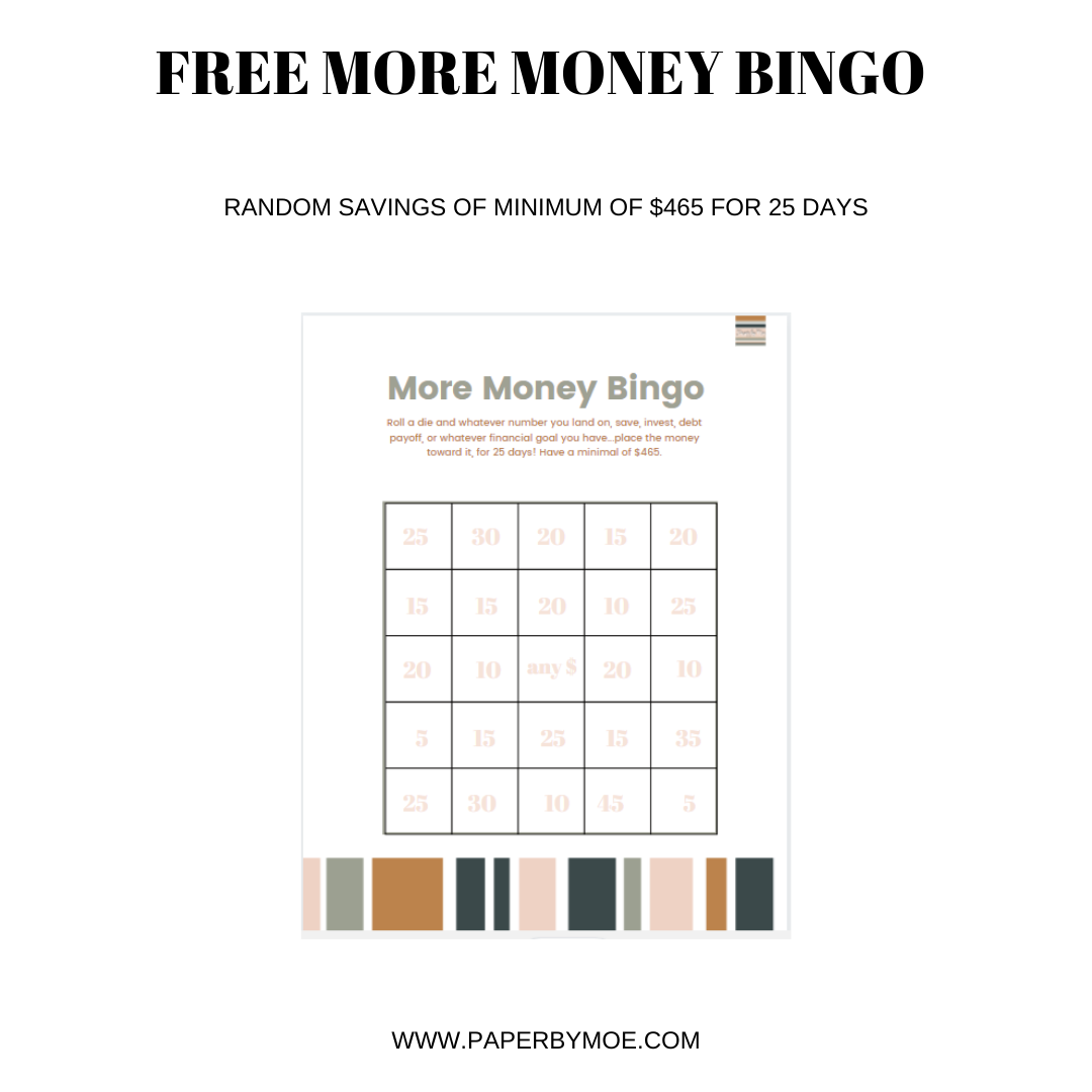 More Money Bingo