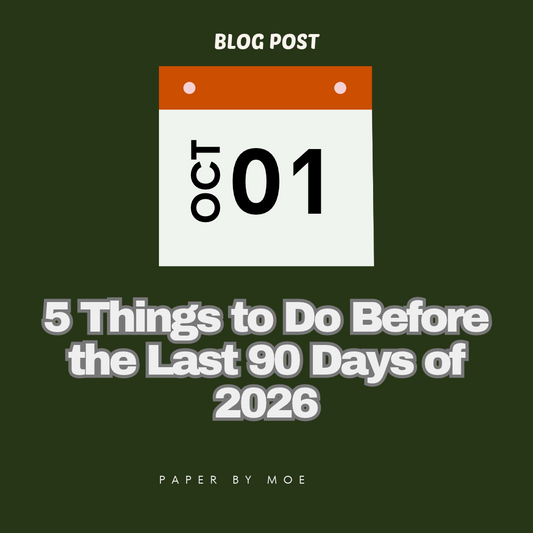 5 Things to Do Before the Last 90 Days of 2026