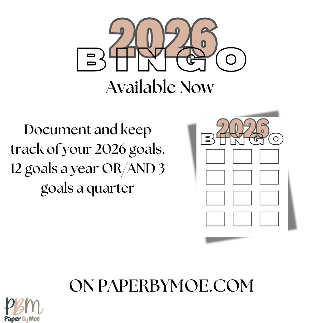✨ 2026 Goal-Setting BINGO — Turn Your Year Into a Game-Changing Adventure! ✨