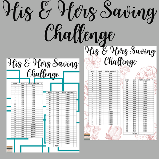 His & Her Saving Challenge