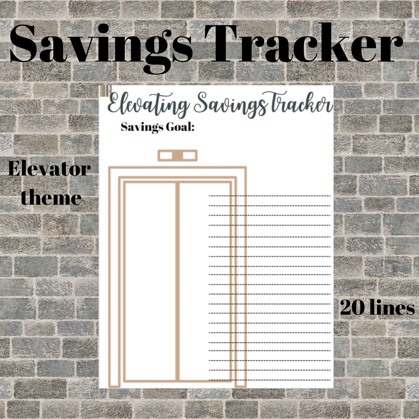 Elevator Savings Tracker