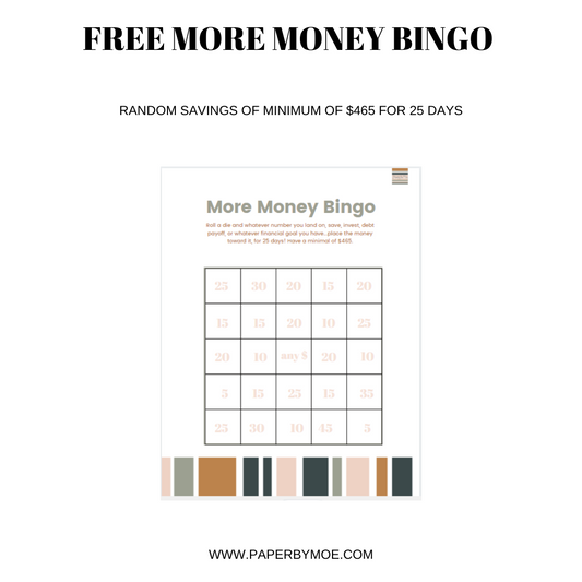 More Money Bingo