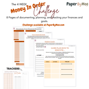 Money In Order: October 4 Week Challenge – Paper By Moe