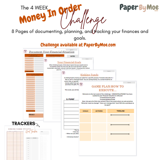Money In Order: October 4 Week Challenge