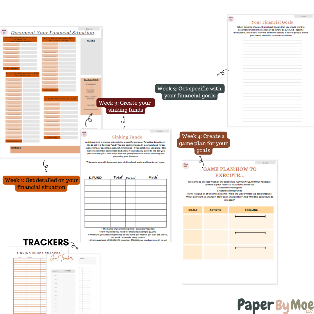 Money In Order: October  4 Week Challenge