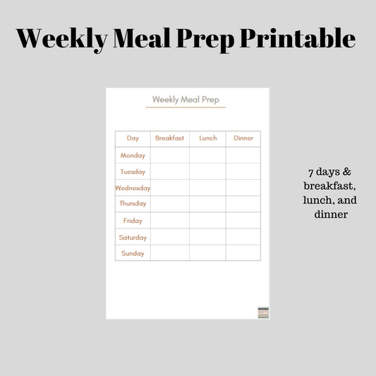 Weekly Meal Prep