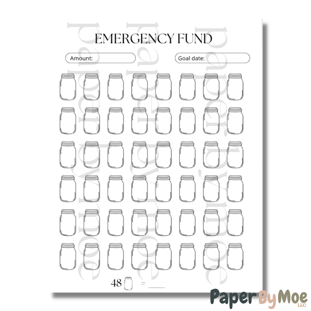 Emergency Fund Printable